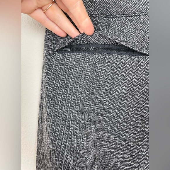 Athleta Women's Small Delancey Herringbone Tight High Rise Zip Pocket Leggings - Picture 8 of 16